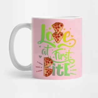 Love bite pizza Mug